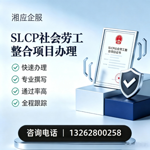 潍坊SLCP社会劳工整合项目申报服务