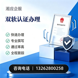 潍坊双软认证申报服务