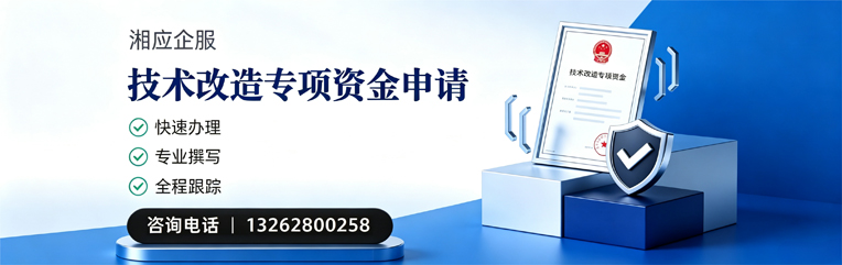 潍坊技术改造专项资金申报服务