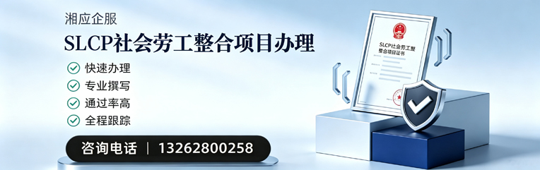 潍坊SLCP社会劳工整合项目申报服务