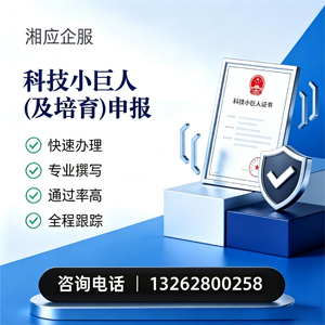 潍坊科技小巨人及培育企业申报服务