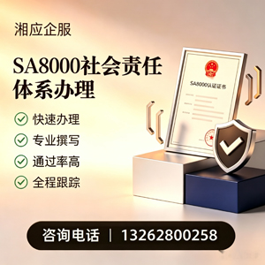 潍坊SA8000社会责任体系认证服务